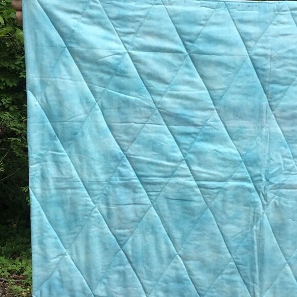 NWT Handcrafted Pastels Floral Quilt - Picture 14 of 16